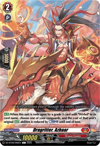 Image for Dragritter, Azhaar (DZ-BT08: Knights 0f Rebirth) (DZ-BT08/068EN) - Cardfight Vanguard
