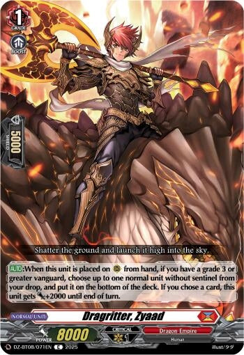 Image for Dragritter, Zyaad (DZ-BT08: Knights 0f Rebirth) (DZ-BT08/071EN) - Cardfight Vanguard