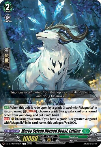 Image for Mercy Sylvan Horned Beast, Lattice (DZ-BT08: Knights 0f Rebirth) (DZ-BT08/102EN) - Cardfight Vanguard