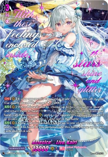Image for AstesiceLive, Kairi (SEC) (DZ-BT08: Knights 0f Rebirth) (DZ-BT08/SEC07EN) - Cardfight Vanguard