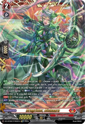 Image for Dragritter, Bishaara (FFR) (DZ-BT08: Knights 0f Rebirth) (DZ-BT08/FFR02EN) - Cardfight Vanguard