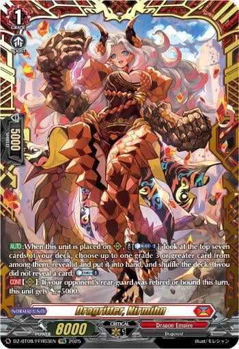 Image for Dragritter, Nirmihn (FFR) (DZ-BT08: Knights 0f Rebirth) (DZ-BT08/FFR03EN) - Cardfight Vanguard