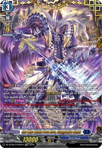 Image for One Who Walks From Zero, Blangdmire Nexus (FFR) (DZ-BT08: Knights 0f Rebirth) (DZ-BT08/FFR04EN) - Cardfight Vanguard