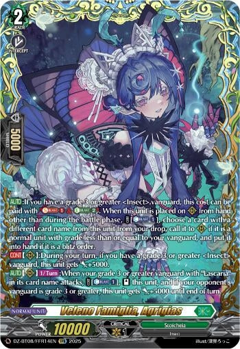 Image for Veleno Famiglia, Agrigias (FFR) (DZ-BT08: Knights 0f Rebirth) (DZ-BT08/FFR14EN) - Cardfight Vanguard