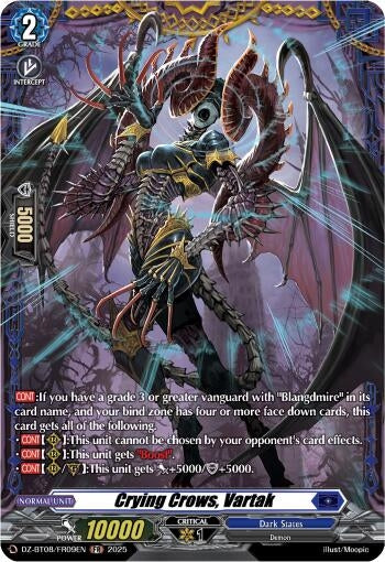 Image for Crying Crows, Vartak (FR) (DZ-BT08: Knights 0f Rebirth) (DZ-BT08/FR09EN) - Cardfight Vanguard
