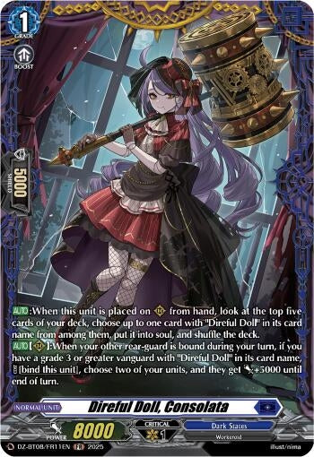 Image for Direful Doll, Consolata (FR) (DZ-BT08: Knights 0f Rebirth) (DZ-BT08/FR11EN) - Cardfight Vanguard