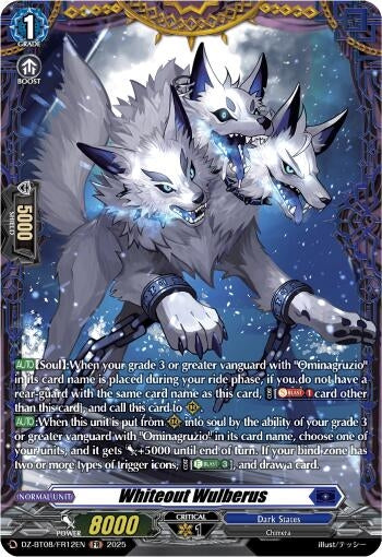 Image for Whiteout Wulberus (FR) (DZ-BT08: Knights 0f Rebirth) (DZ-BT08/FR12EN) - Cardfight Vanguard