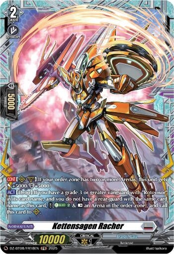 Image for Kettensagen Racher (FR) (DZ-BT08: Knights 0f Rebirth) (DZ-BT08/FR18EN) - Cardfight Vanguard