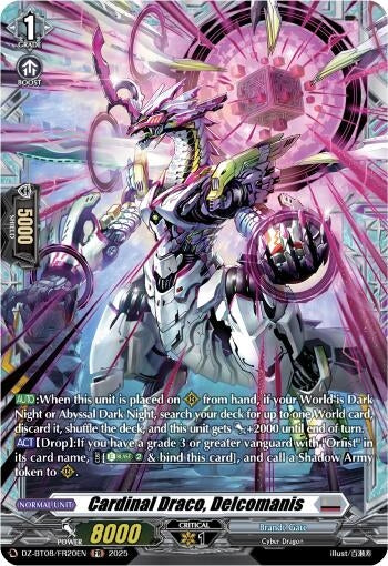 Image for Cardinal Draco, Delcomanis (FR) (DZ-BT08: Knights 0f Rebirth) (DZ-BT08/FR20EN) - Cardfight Vanguard