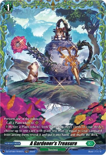 Image for A Gardener's Treasure (FR) (DZ-BT08: Knights 0f Rebirth) (DZ-BT08/FR40EN) - Cardfight Vanguard