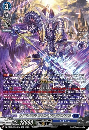 Image for One Who Walks From Zero, Blangdmire Nexus (SR) (DZ-BT08: Knights 0f Rebirth) (DZ-BT08/SR08EN) - Cardfight Vanguard
