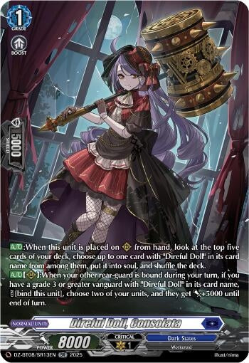 Image for Direful Doll, Consolata (SR) (DZ-BT08: Knights 0f Rebirth) (DZ-BT08/SR13EN) - Cardfight Vanguard