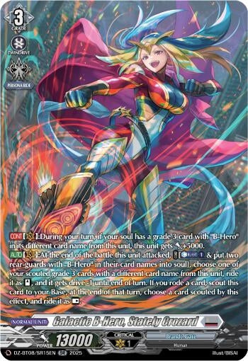 Image for Galatic B-Hero, Stately Crozard (SR) (DZ-BT08: Knights 0f Rebirth) (DZ-BT08/SR15EN) - Cardfight Vanguard