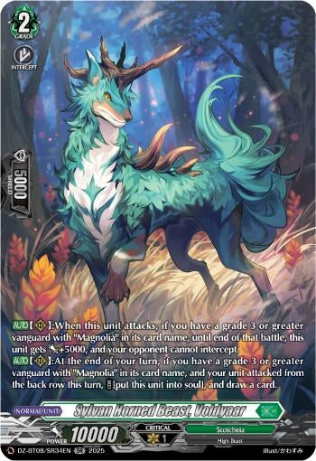 Image for Sylvan Horned Beast,  Voljaar (SR) (DZ-BT08: Knights 0f Rebirth) (DZ-BT08/SR34EN) - Cardfight Vanguard