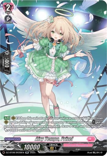 Image for Airy Tempo, Prizel (SR) (DZ-BT08: Knights 0f Rebirth) (DZ-BT08/SR39EN) - Cardfight Vanguard