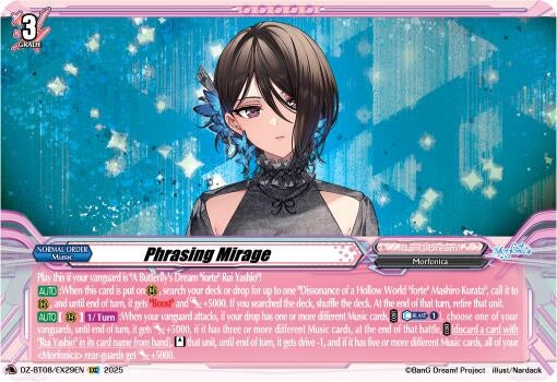 Image for Phrasing Mirage (DZ-BT08: Knights 0f Rebirth) (DZ-BT08/EX29EN) - Cardfight Vanguard