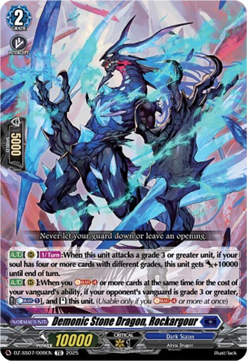 Image for Demonic Stone Dragon, Rockargour (DZ-SS07: Master Deckset -Michiru Hazama-) (DZ-SS07/009EN) - Cardfight Vanguard
