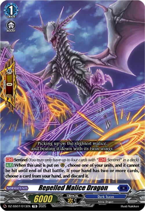 Image for Repelled Malice Dragon (DZ-SS07: Master Deckset -Michiru Hazama-) (DZ-SS07/013EN) - Cardfight Vanguard