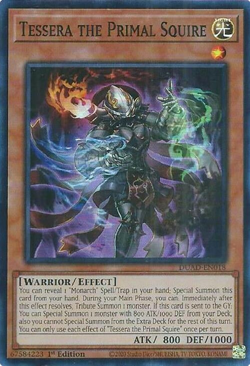 Image for Tessera the Primal Squire (Duelist's Advance) (DUAD-EN018) - YuGiOh