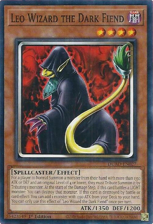 Image for Leo Wizard the Dark Fiend (Duelist's Advance) (DUAD-EN027) - YuGiOh