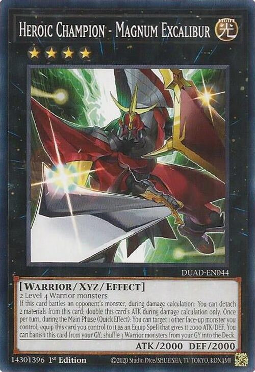 Image for Heroic Champion - Magnum Excalibur (Duelist's Advance) (DUAD-EN044) - YuGiOh