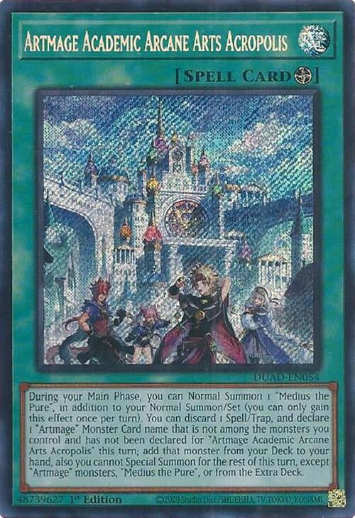 Image for Artmage Academic Arcane Arts Acropolis (Duelist's Advance) (DUAD-EN054) - YuGiOh