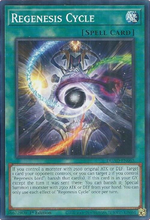 Image for Regenesis Cycle (Duelist's Advance) (DUAD-EN063) - YuGiOh