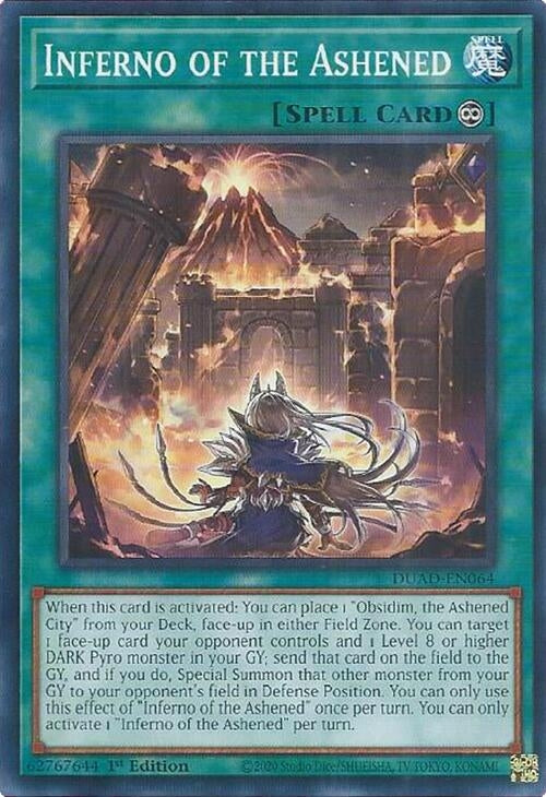 Image for Inferno of the Ashened (Duelist's Advance) (DUAD-EN064) - YuGiOh