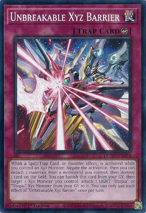 Image for Unbreakable Xyz Barrier (Duelist's Advance) (DUAD-EN074) - YuGiOh