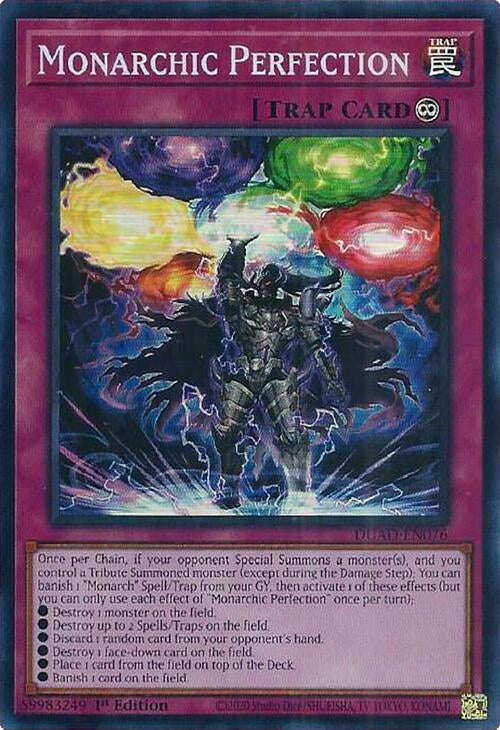 Image for Monarchic Perfection (Duelist's Advance) (DUAD-EN076) - YuGiOh
