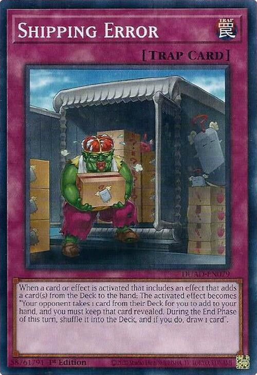 Image for Shipping Error (Duelist's Advance) (DUAD-EN079) - YuGiOh