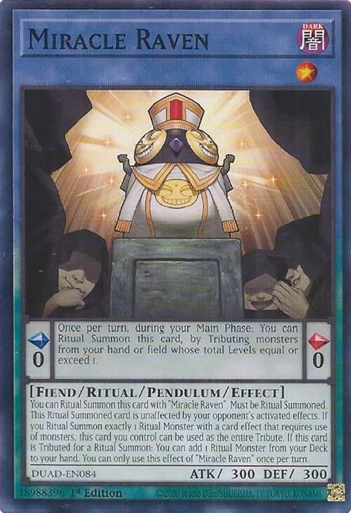 Image for Miracle Raven (Duelist's Advance) (DUAD-EN084) - YuGiOh