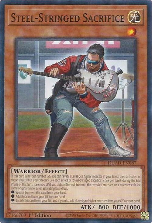 Image for Steel-Stringed Sacrifice (Duelist's Advance) (DUAD-EN087) - YuGiOh