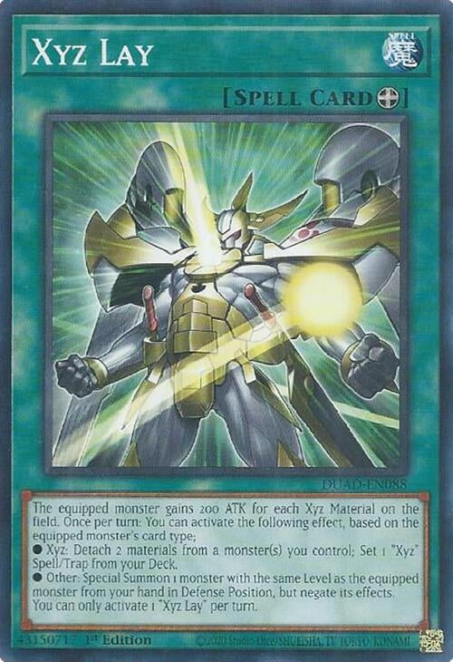 Image for Xyz Lay (Duelist's Advance) (DUAD-EN088) - YuGiOh