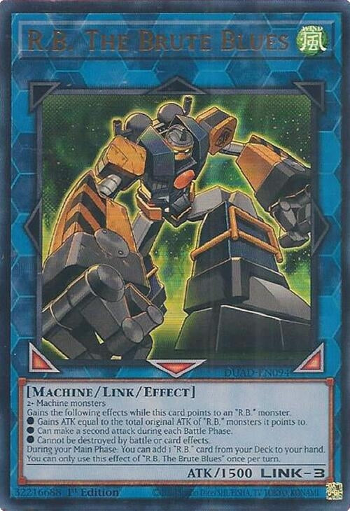 Image for R.B. The Brute Blues (Duelist's Advance) (DUAD-EN094) - YuGiOh