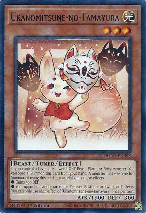 Image for Ukanomitsune-no-Tamayura (Duelist's Advance) (DUAD-EN098) - YuGiOh