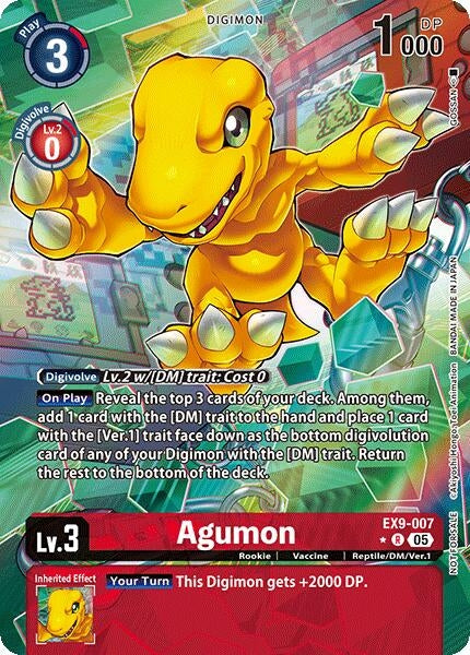 Image for Agumon (Digital Monster Day Commemoration Event Winner) (Digimon Promotion Cards) (EX9-007 R) - Digimon Card Game