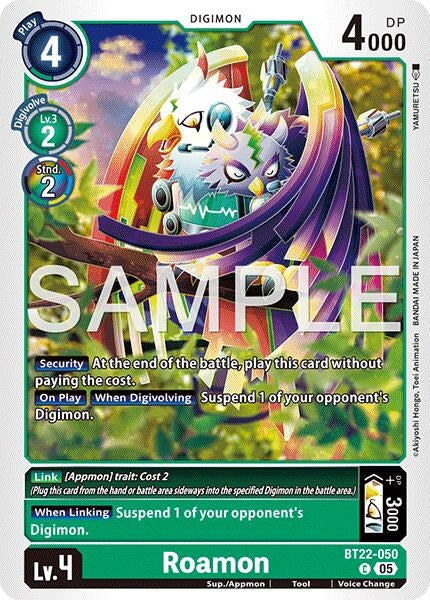 Image for Roamon (Cyber Eden) (BT22-050 C) - Digimon Card Game