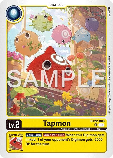 Image for Tapmon (Cyber Eden) (BT22-003 C) - Digimon Card Game