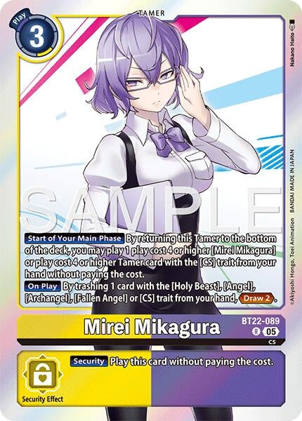 Image for Mirei Mikagura (Cyber Eden) (BT22-089 R) - Digimon Card Game