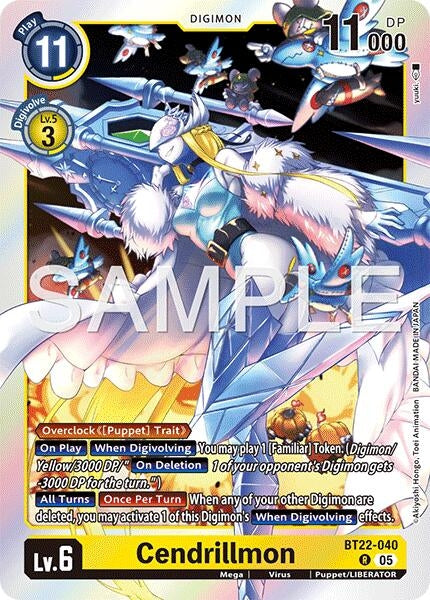 Image for Cendrillmon (Cyber Eden) (BT22-040 R) - Digimon Card Game