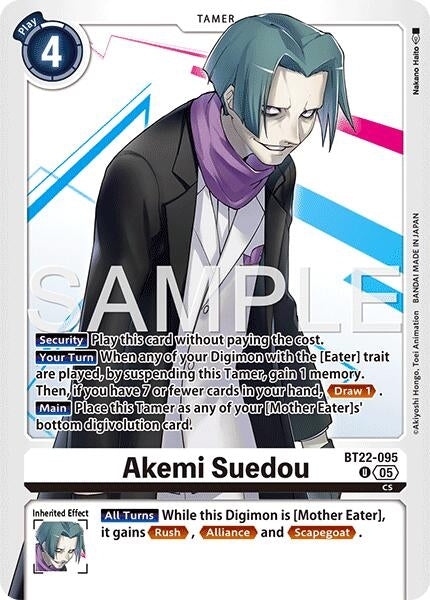 Image for Akemi Suedou (Cyber Eden) (BT22-095 U) - Digimon Card Game