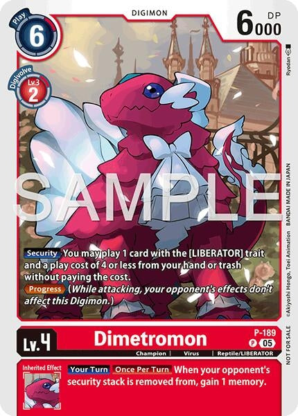 Image for Dimetromon (Store Tournament 2025 Vol.3 Participation Pack) (Digimon Promotion Cards) (P-189 P) - Digimon Card Game