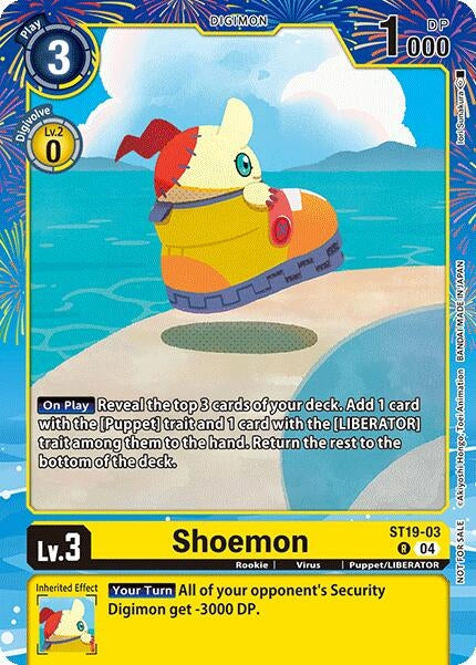 Image for Shoemon (Regulation Battle Vol. 2) (Digimon Promotion Cards) (ST19-03 R) - Digimon Card Game