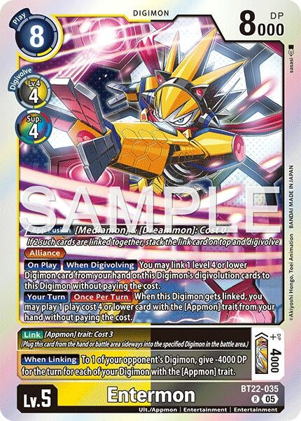 Image for Entermon (Cyber Eden) (BT22-035 R) - Digimon Card Game