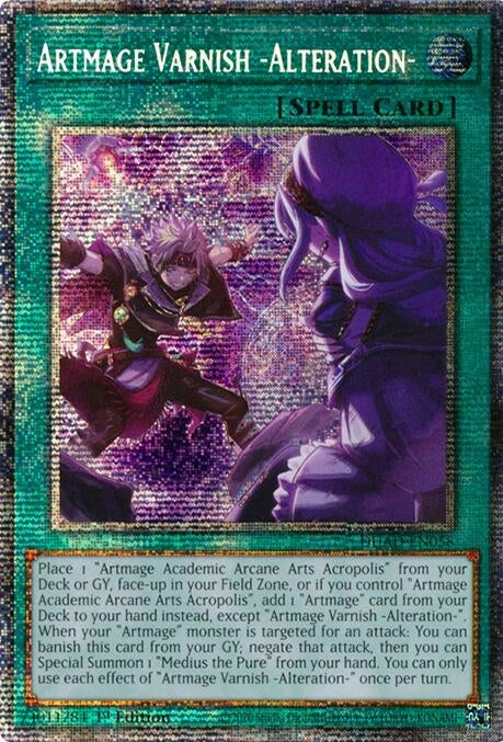 Image for Artmage Varnish -Alteration- (Starlight Rare) (Duelist's Advance) (DUAD-EN058) - YuGiOh