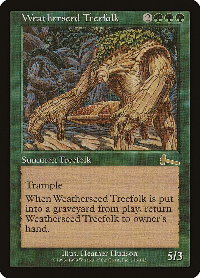 Image for Weatherseed Treefolk (Urza's Legacy) (116) - Magic: The Gathering