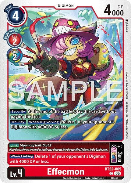 Image for Effecmon (Cyber Eden) (BT22-009 C) - Digimon Card Game