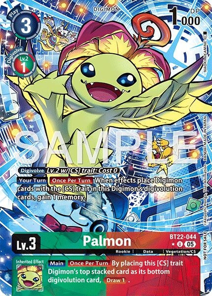 Image for Palmon (Box Topper) (Cyber Eden) (BT22-044 U) - Digimon Card Game