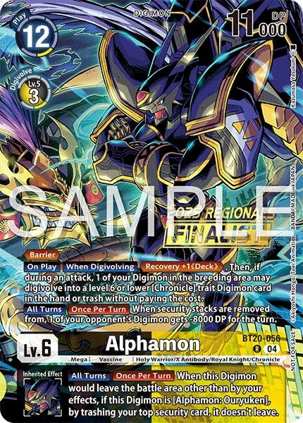 Image for Alphamon (Regionals 25-26 Season 2 Finalist) (Release Special Booster 2.0) (BT20-056 R) - Digimon Card Game
